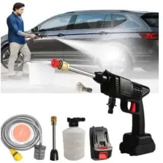 DADLM 4V Rechargeable Car & Bike Washer Double Battery