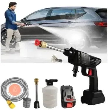 DADLM 4V Rechargeable Car & Bike Washer Double Battery
