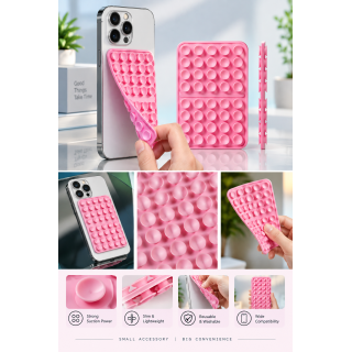 Adhesive Silicone Suction Phone Holder- 4 PCS 