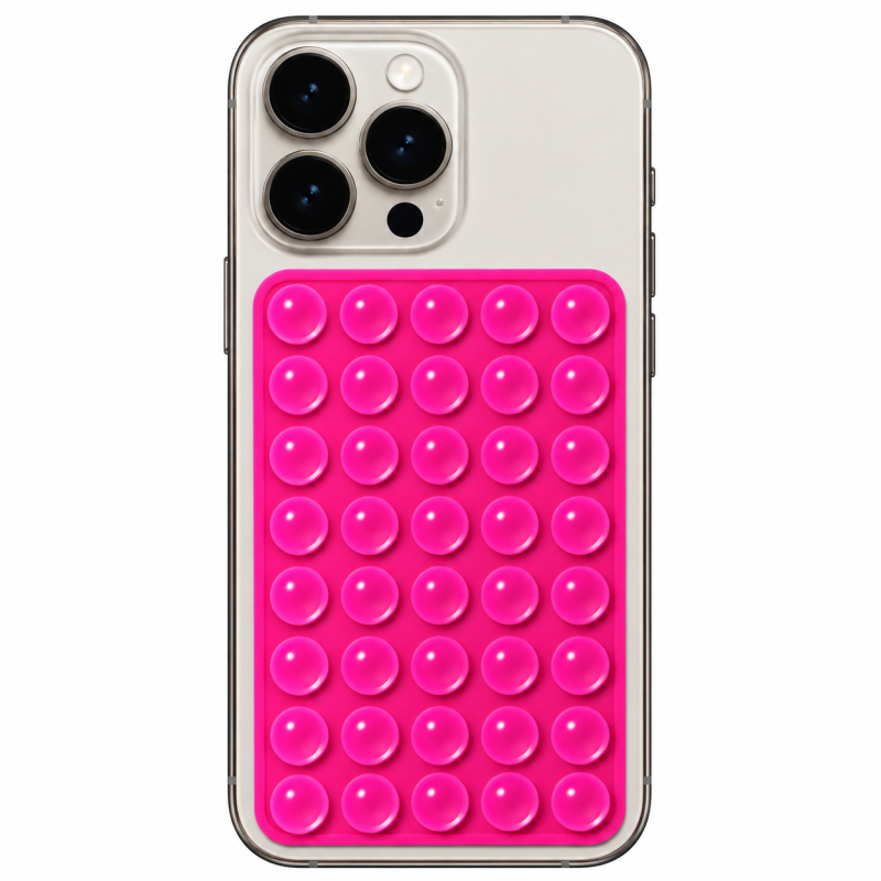 Adhesive Silicone Suction Phone Holder- 4 PCS 
