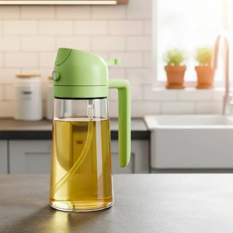 2 in 1 Oil Sprayer and Oil Dispenser Bottle 