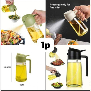 2 in 1 Oil Sprayer and Oil Dispenser Bottle 