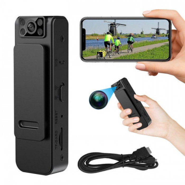 A3 Mini WiFi Body Camera / Spy Pocket Camera
