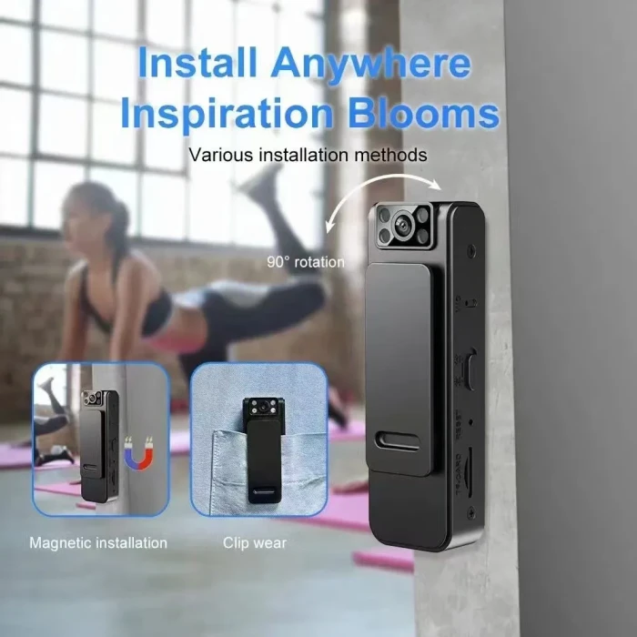 A3 Mini WiFi Body Camera / Spy Pocket Camera