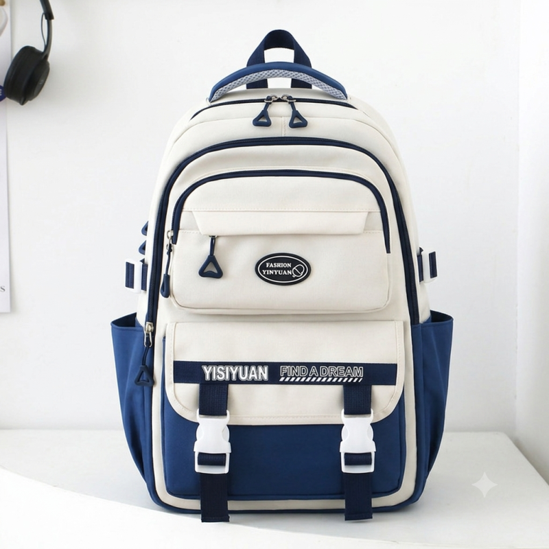  Academy Style School Bag Book Bag Lightweight College Student Backpack