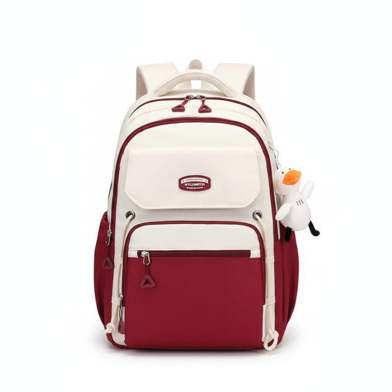 Middle School, High School, and College Students' Schoolbags Stain-Resistant Backpack