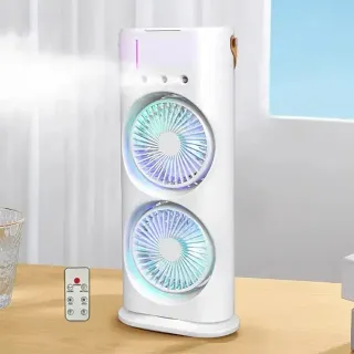 Double Ended Rechargeable Spray Fan