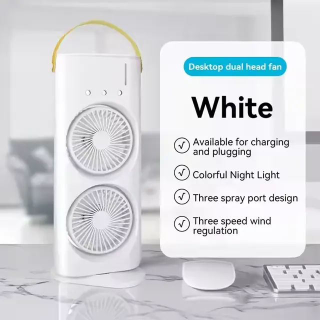 Double Ended Rechargeable Spray Fan