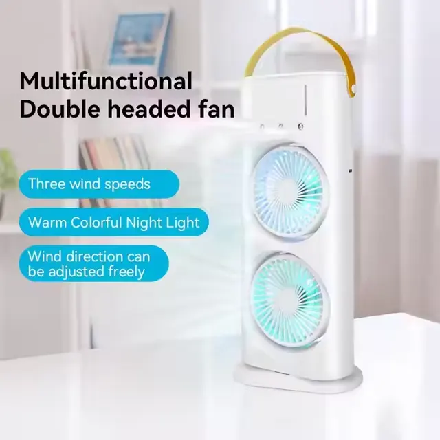 Double Ended Rechargeable Spray Fan