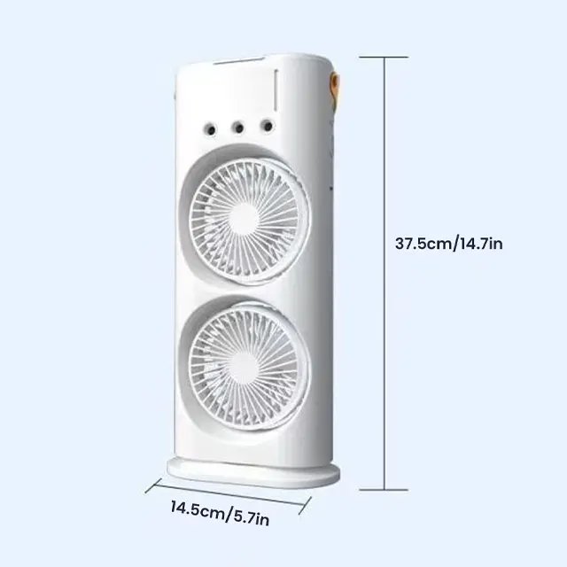 Double Ended Rechargeable Spray Fan