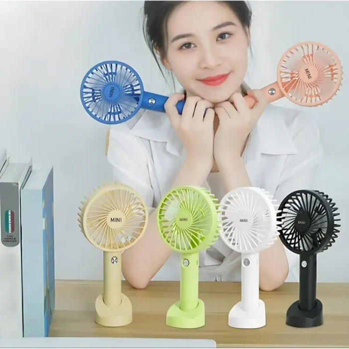Rechargeable Ultra Lightweight Handheld 3-Speed Mini USB Fan