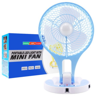 Rechargeable Protobale Fan With LED Light