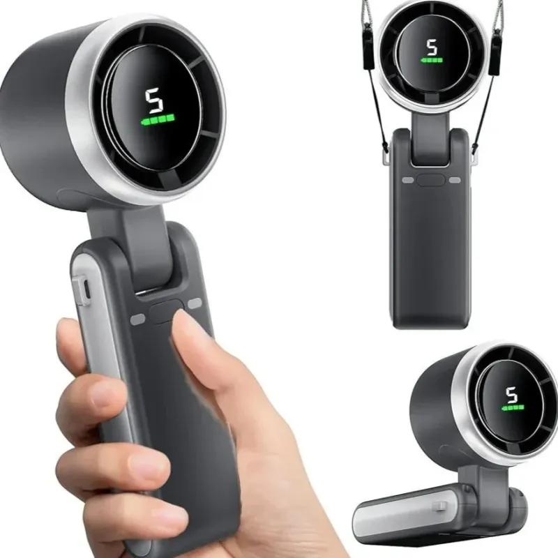Portable Handheld Turbo Fan – 5 Gear Multi-Dimensional Cooling Fan