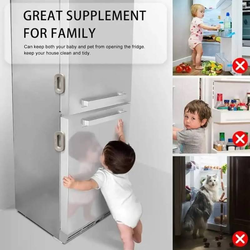 Refrigerator Door Safety Lock