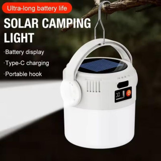 Solar Rechargeable LED Camping Light