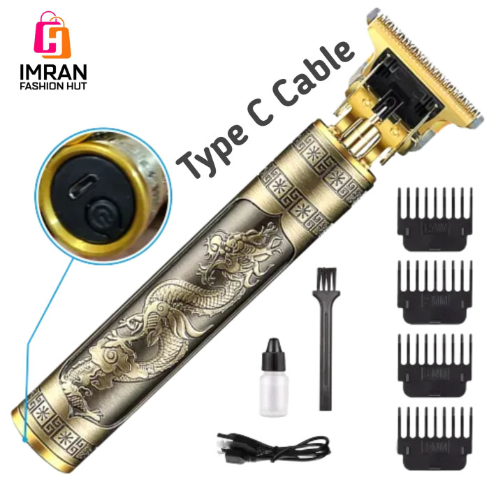 T9 Vintage USB Premium Hair & Shaver Trimmer