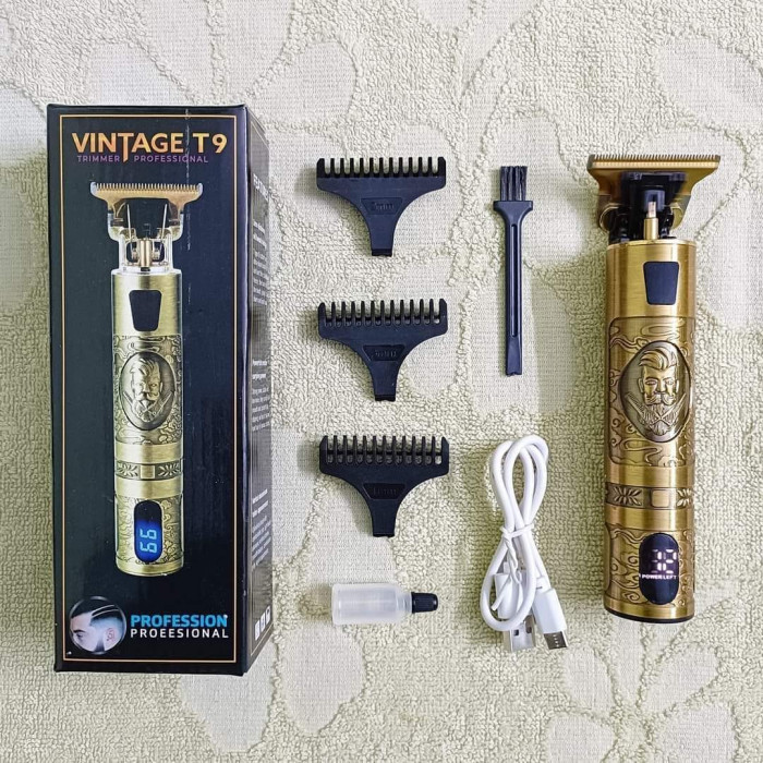 T9 Vintage USB Premium Hair & Shaver Trimmer