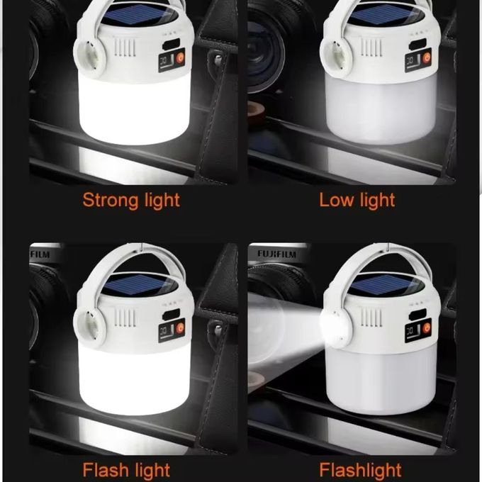 Solar Rechargeable LED Camping Light