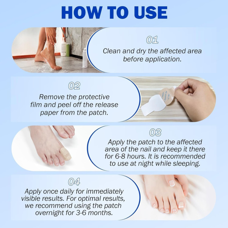 Hydrogel Nail Repair Patches  21 PCS 