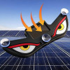 Solar Demon Eye Warning Light