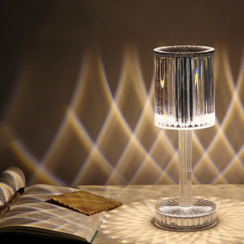 Crystal Strip RGB LED Table Lamp