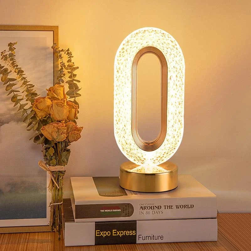 Crystal Zero Shape Table Lamp Night Light