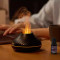 Flame Aroma Diffuser Humidifier With 7 Color LED light
