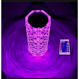 16 color Crystal Rose Table Lamp Light