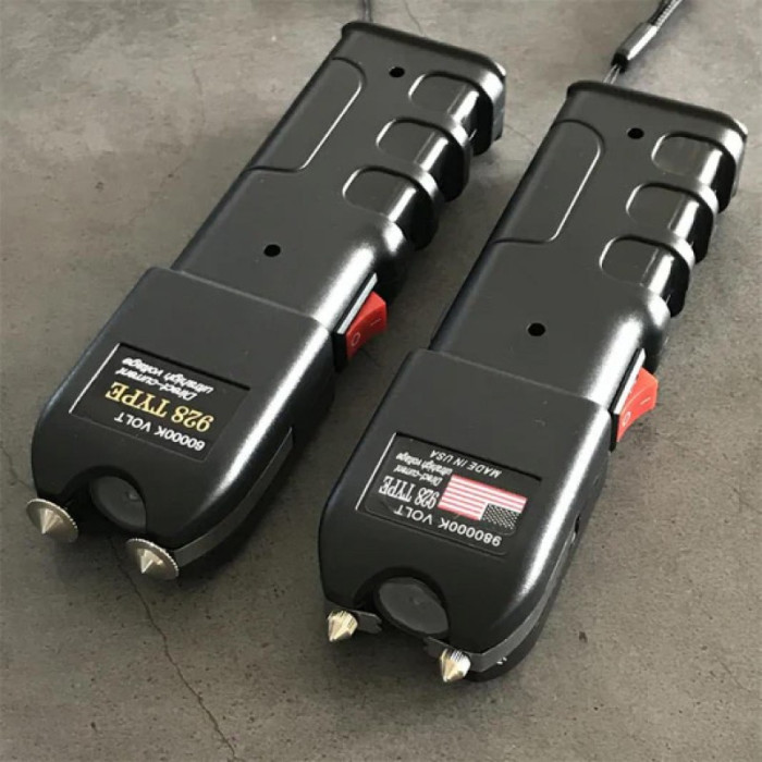 980000wat Voltage Professional Self-Defense Electric Shock Taser Marching Gan